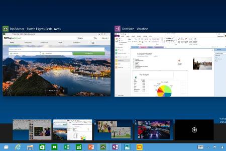 Virtuelle Desktops bei Windows 10