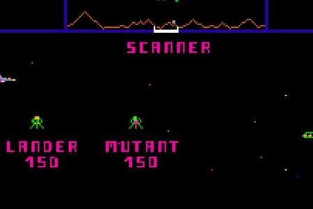 Defender (1980) - Der Spieler wehrt in Defender immer neue Wellen an feindlichen Raumschiffen ab.