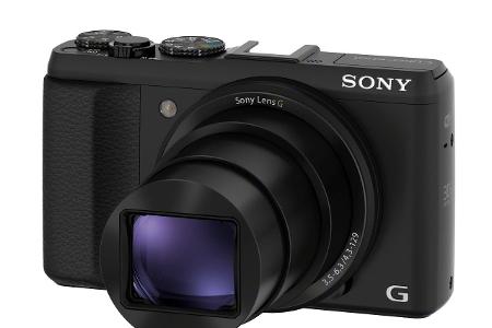 Platz 7: Sony DSC-HX50 - Die Sony DSC-HX50 erzielte in den Leistungstests gute Ergebnisse. Zu bemängeln sind die etwas zu ni...