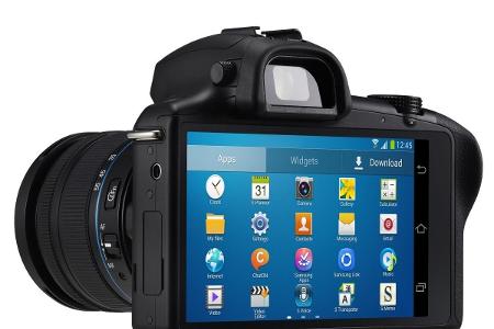 Platz 9: Samsung Galaxy NX
Die Kombination von Android und der schnellen Internetanbindung LTE sorgt dafür, dass sich mit de...