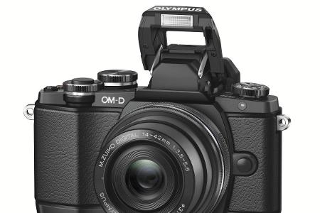 Platz 3: Olympus OM-D E-M10
Die Ausstattung ist üppig, die Bildqualität durchgehend überzeugend und sogar die Handhabung ist...