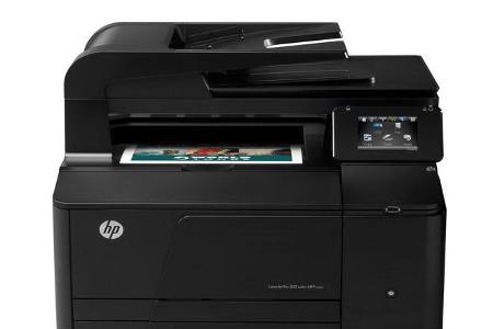 Der HP Laserjet Pro 200 M276n ist ein Farblaser-Multifunktionsgerät mit Touchscreen und Fax.