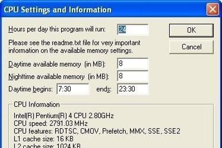 Prime 95 - Sie können z. B. in den CPU-Einstellungen festlegen, zu welcher Tageszeit es arbeiten und wie oft das Tool im Hin...