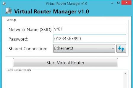 Die Freeware Virtual Router Manager stellt die Ethernet-Verbindung Ihres PCs anderen Geräten über WLAN zur Verfügung.