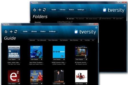 TVersity bietet viele DLNA-Funktionen.