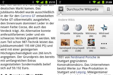 Mit Wapedia greifen Sie nicht nur bequem auf Artikel der freien Online-Enzyklopädie Wikipedia zu. Auch zahlreiche andere Nac...
