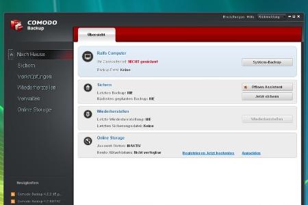 Comodo BackUp - Dateien, Ordner und Partitionen sicher speichern - Dieses Tool unterstützt kleine Dateien sowie große Ordner...