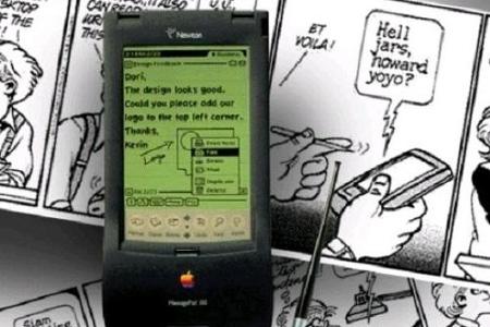 Apple Newton - Newton erschien im Jahr 1993 und machte sich auf clevere Weise virales Marketing zunutze. Das Gerät kann als ...