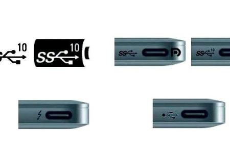 Unterschiedliche Ausführungen des USB-3.1-Standards.