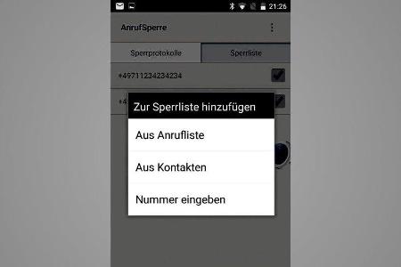 Mit der Gratis-App Anruf Sperre ist es jetzt leichter möglich, einzelne Nummern auf die Anrufblockierung zu setzen, um zu ve...