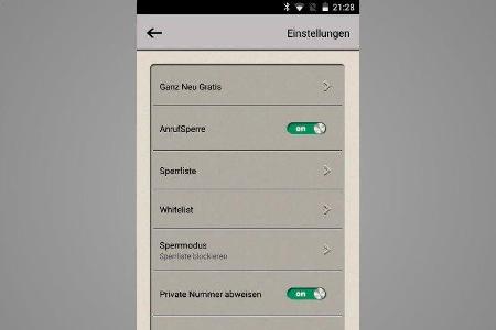 In der App stehen zwei unterschiedliche Vorgehensweisen zur Verfügung. Entweder erstellen Sie eine Whitelist, auf der alle A...