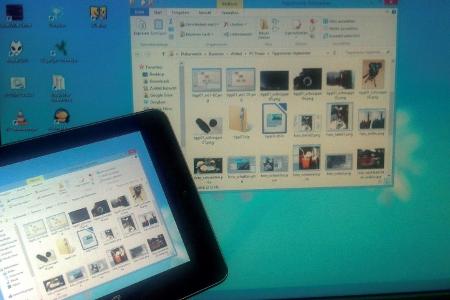 Das Tablet dient als zweiter Monitor