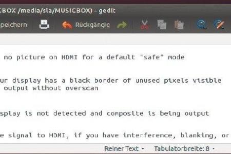 Mit der Datei „config.txt“ lassen sich viele Hardware-Probleme entschärfen.