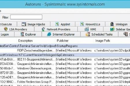 Das Sysinternals-Tool Autoruns listet alle Programme auf, die beim Hochfahren von Windows automatisch starten. Programme ode...