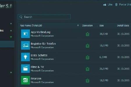 Das Programm Iobit Uninstaller löscht Desktop-Programme und vorinstallierte Windows-Apps vom System.