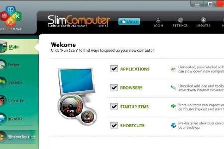 Das Programm Slimcomputer zeigt installierte Programme an und bewertet deren Nutzen. Unnötige Anwendungen lassen sich so sch...