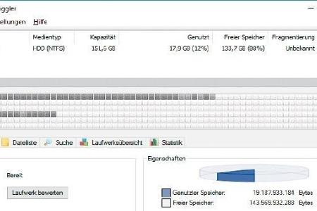 Das Tool Defraggler beschleunigt den Dateizugriff per Defragmentierung der Festplatte. Vorsicht: Auf SSDs sollte man das Too...