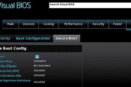 Das UEFI-Feature Secure Boot kann den Start von Linux-Systemen verhindern. Diese Option lässt sich im Firmware-Setup deaktiv...