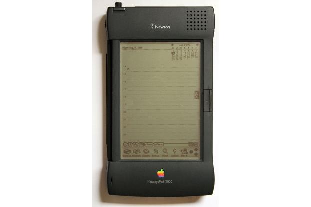Einer der ersten Mobilcomputer mit ausgereifter Handschriftenerkennung: Das Apple MessagePad mit Newton Betriebssystem.