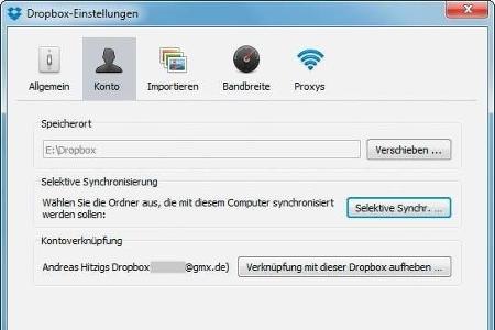 Der Cloud-Dienst Dropbox bietet umfangreiche Möglichkeiten zur Synchronisierung.