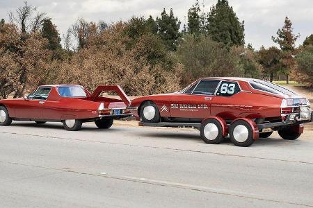 1973er Citroën SM Custom Pickup und 1972er Citroën SM Land Speed Racer