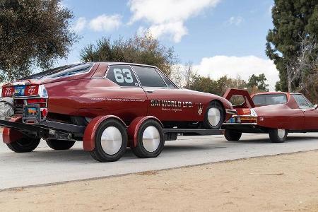 1973er Citroën SM Custom Pickup und 1972er Citroën SM Land Speed Racer