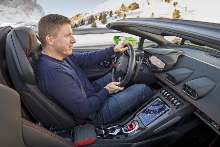 Lamborghini Huracán Evo Spyder, Interieur