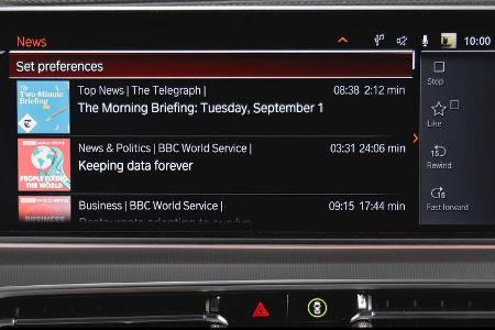 BMW News Connectivity System