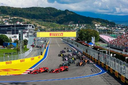 Start - GP Russland 2019 - Sochi Autodrom - Rennen