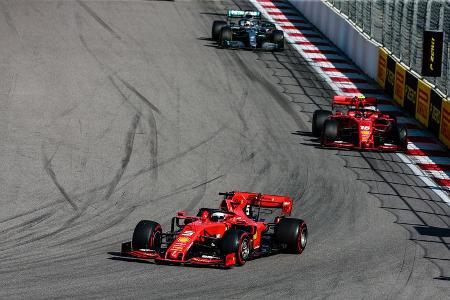 Sebastian Vettel - Ferrari - GP Russland 2019 - Sochi Autodrom - Rennen