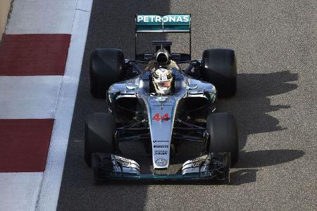 Lewis Hamilton - Mercedes - Pirelli-Test - Abu Dhabi