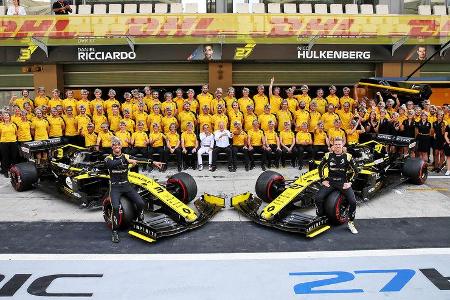 Renault - Mannaschaftsfoto - GP Abu Dhabi 2019