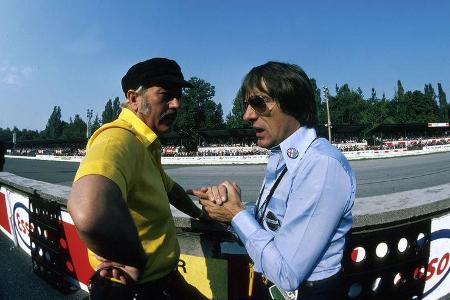 Colin Chapman - Bernie Ecclestone - GP Italien 1978