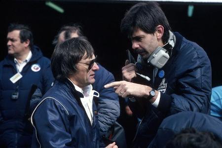 Bernie Ecclestone - Gordon Murray - Brabham - GP Belgien 1982 - Zolder