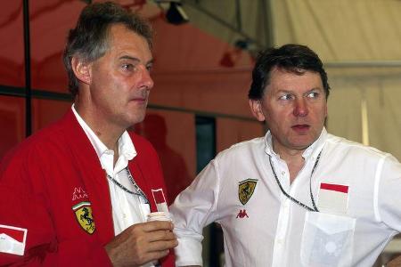 Harvey Postlethwaite - John Barnard - Ferrari - GP Deutschland 1993 - Hockenheim