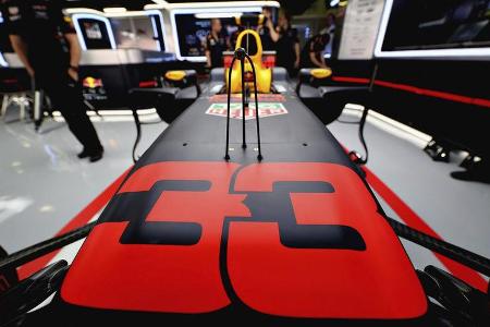 Startnummern Red Bull - GP Spanien 2017