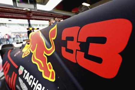 Startnummern Red Bull - GP Spanien 2017