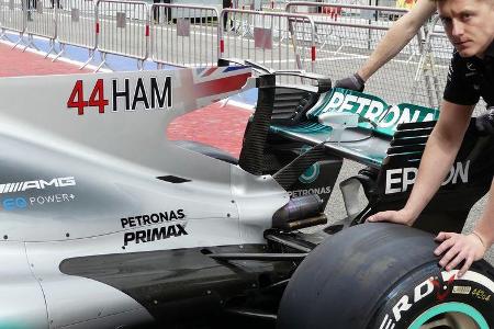 Mercedes - Startnummern - Formel 1 - GP Spanien - 11. Mai 2017