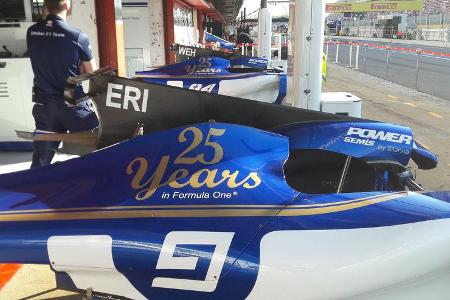 Startnummern - Sauber - GP Spanien 2017