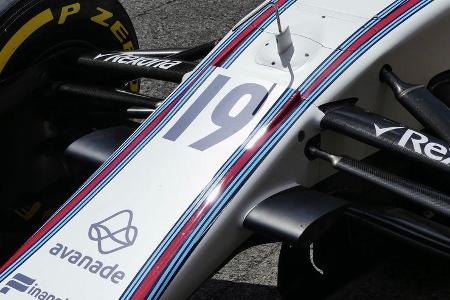 Williams - Startnummern - Formel 1 - GP Spanien - 11. Mai 2017