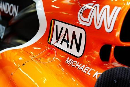 Startnummern - McLaren - GP Spanien 2017