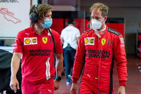 Sebastian Vettel - Ferrari - Test - Mugello - 2020