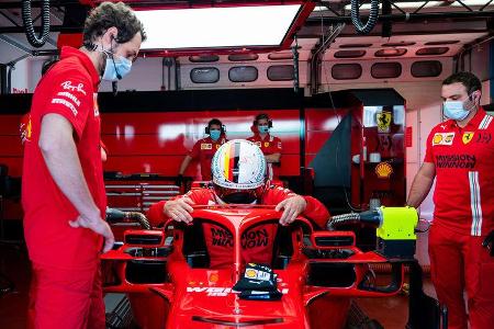 Sebastian Vettel - Ferrari - Test - Mugello - 2020