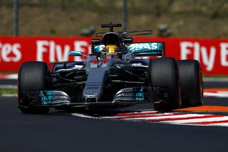 Lewis Hamilton - Mercedes - GP Ungarn - Budapest - Formel 1 - Freitag - 28.7.2017