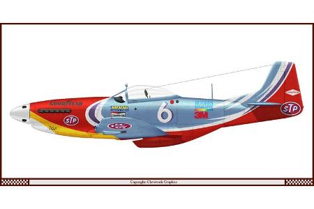 North American P-51D Mustang - Nacar STP - Racing-Planes - 2015