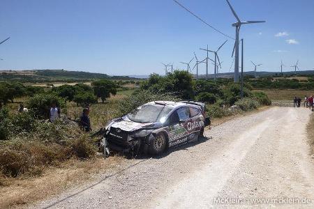 WRC Sardinien, Siegerehrung
