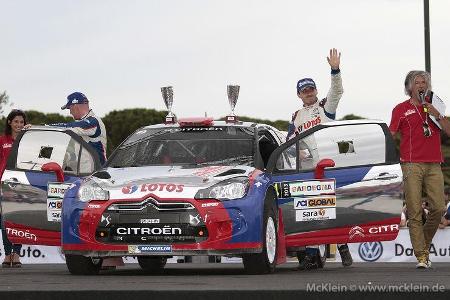 WRC Sardinien, Siegerehrung