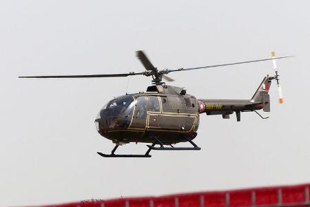 Helikopter - Formel 1 - GP Bahrain - Sakhir - 3. April 2014