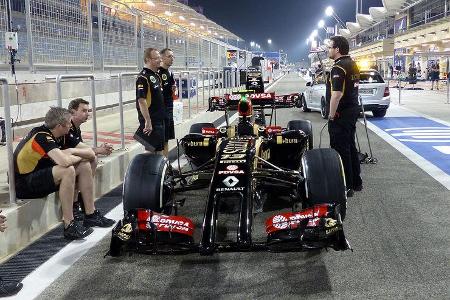 Lotus - Formel 1 - GP Bahrain - Sakhir - 3. April 2014