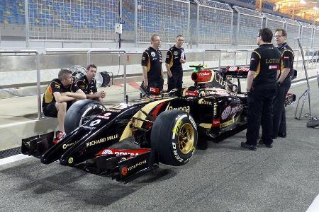 Lotus - Formel 1 - GP Bahrain - Sakhir - 3. April 2014
